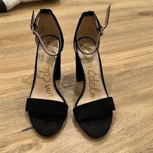 Sam Edelman Black suede heels